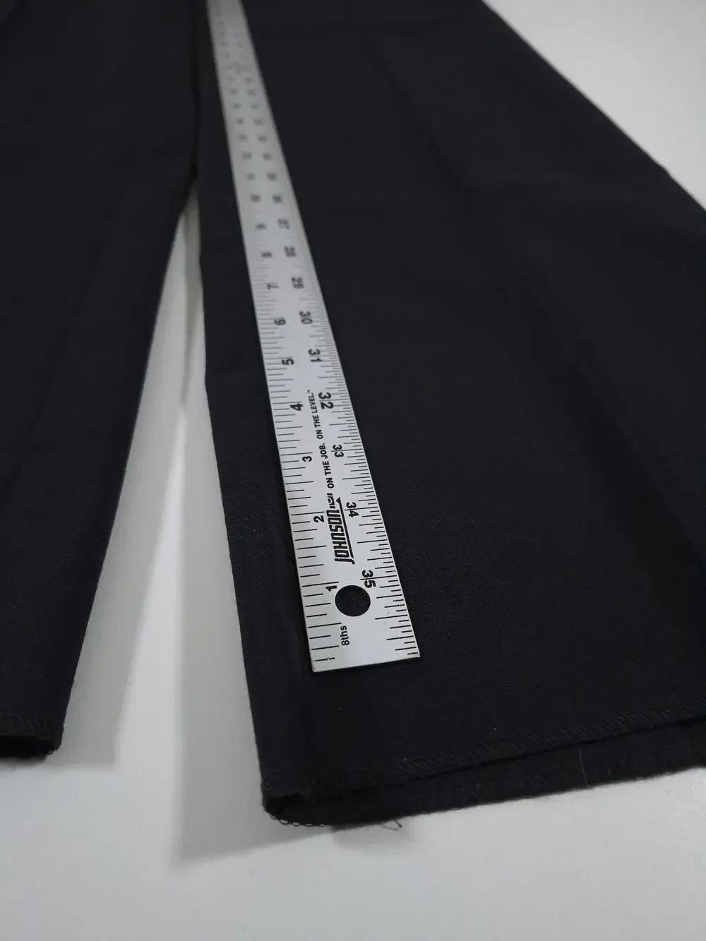 VTG Jahardi Dress Pants Mens 38x36 Black Wool Blend Flat Front Classic NWT